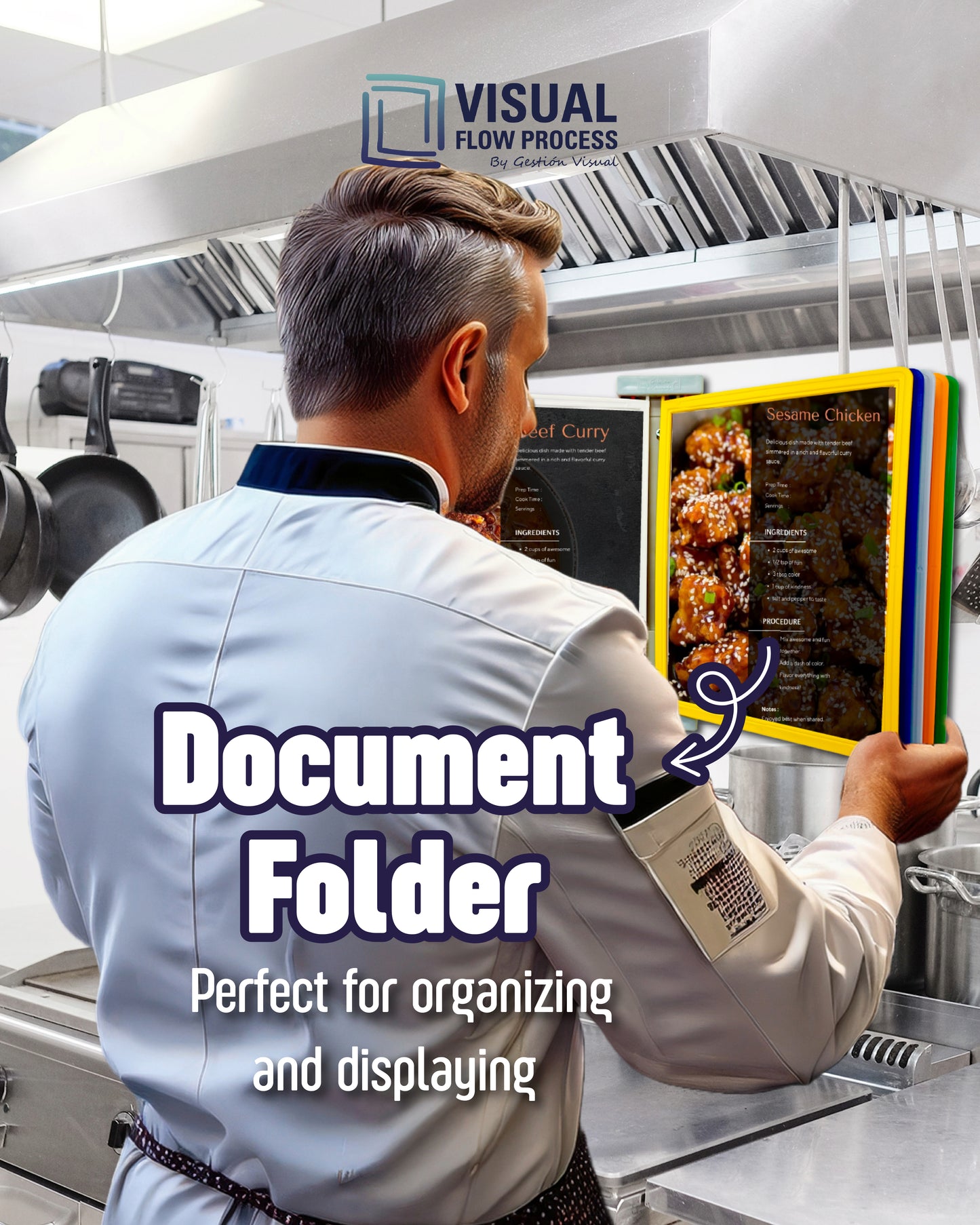 Wall Mounted Reference System Letter/A4 size - Double-Sided Pockets