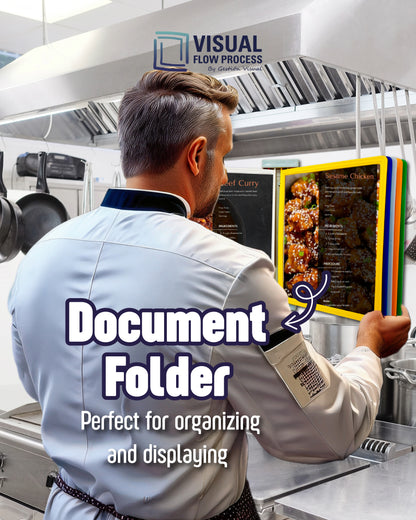 Wall Mounted Reference System Letter/A4 size - Double-Sided Pockets