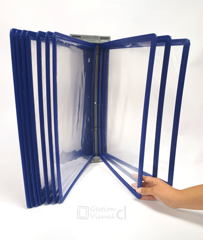 Wall Mounted Reference System A3 size - Double-Sided Pockets
